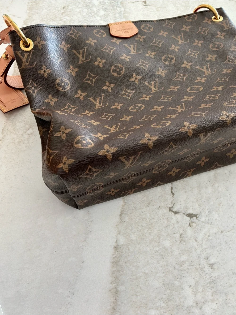 Louis Vuitton Graceful PM in Monogram Shoulder Bag.